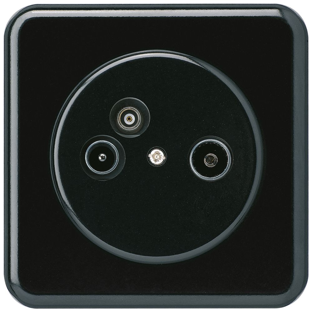 UP-Antennendose TV-R-Daten basico C 2GHz 4dB schwarz