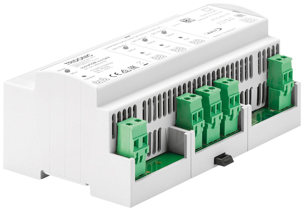 Appareil de commande AMD Tridonic sceneCOM evo DALI-2 91×62×160mm