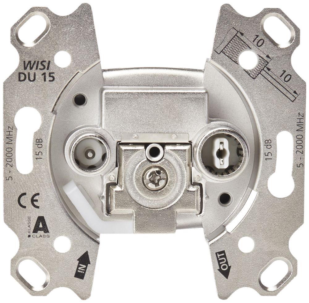 Breitbanddose 2-Loch 15dB