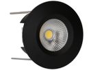 Spot LED INS MH WOODY 1×5.7W 660lm 3000K IP44 WB REG Ø65…76mm nero