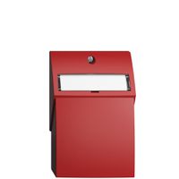 Montageset EDIZIOdue F, mit Flachauslasshaube, für 2×Keystone, berry