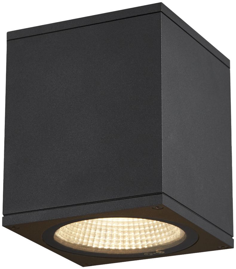 LED-Deckenleuchte SLV ENOLA SQUARE M 10W 800lm 3000/4000K IP65 anthrazit