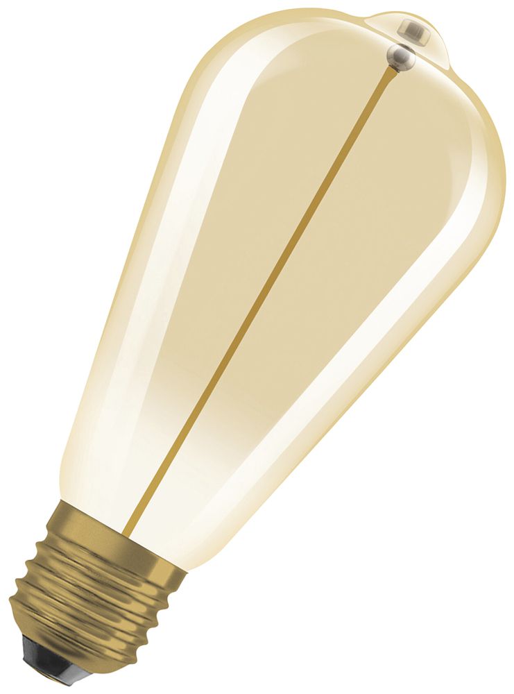 Lampada LED Osram Vintage 1906 E27 2.2W 120lm 827 Ø64×140mm oro