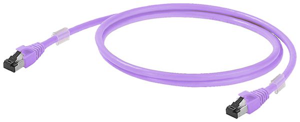 Câble patch RJ45 Weidmüller Cabinet Line cat.6A S/FTP AWG27 LSZH violet 2m