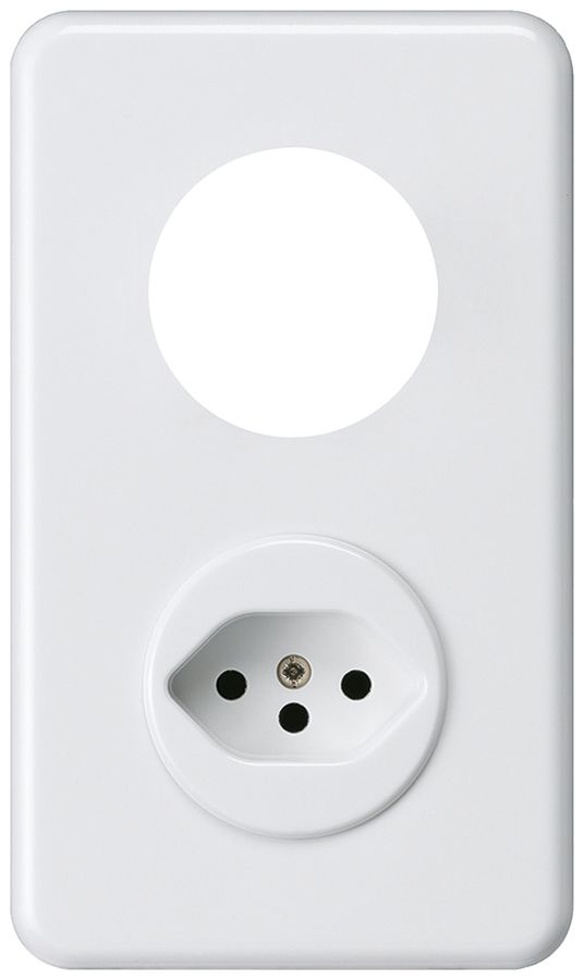 UP-Kombination basico 2×1 leer +Typ 13 weiss