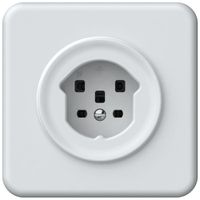 Prise ENC origin 1×type 25 16A 230V 92×92mm blanc