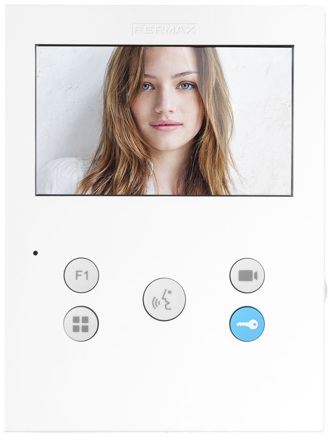 Station intérieure vidéo couleur Fermax DUOX VEO-XS 4.3" TFT 165×125×21mm