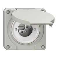 Schwenktaster NEVO N.CO ohne Zylinder, KS, 0 <- 1, lichtgrau