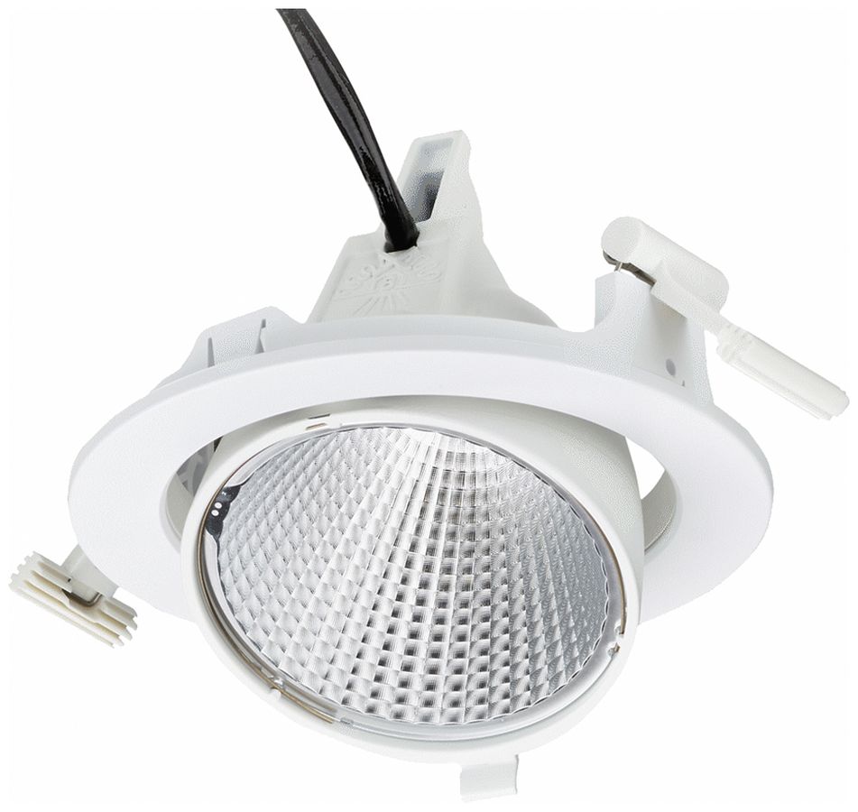 Downlight LED Philips GreenSpace RS352B 22.5W 3000lm 830 36° Ø163mm blanc