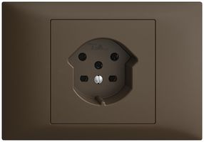 EB-Steckdose EDIZIOdue BKE T15 coffee