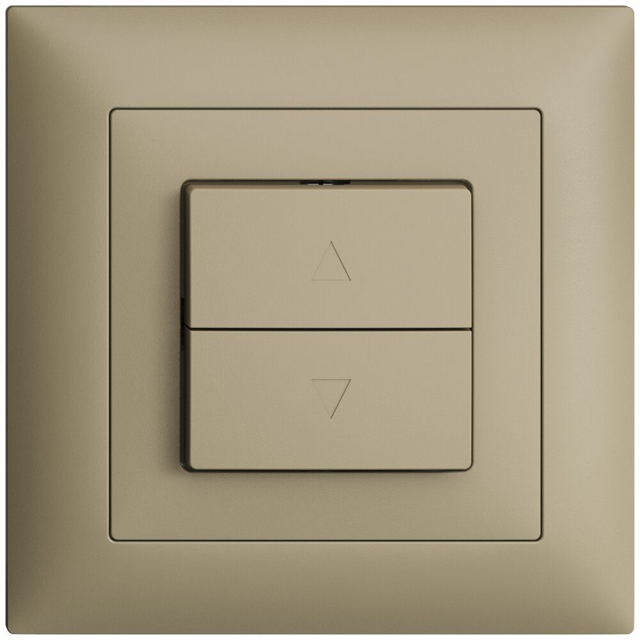 UP-Frontset EDIZIOdue FMI sand für Storentaster/-schalter