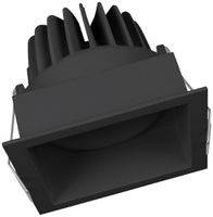 EB-LED-Downlight LDV SPOT SQUARE DK ADJ, 8W 3000K schwarz
