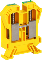 Morsetto di passaggio componibile WZ 25…50mm² 125A 1000V vite 2×1 DIN 35mm ve-gi