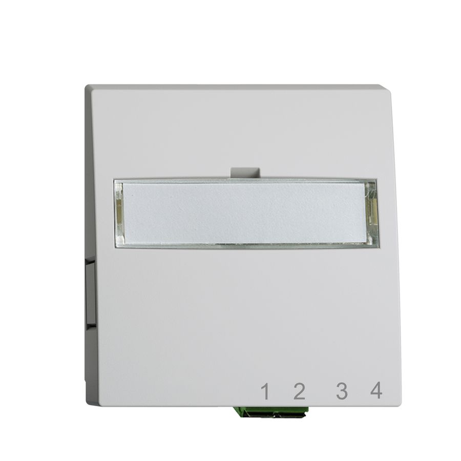 UP-Anschlussdose FTTH EDIZIOdue FH 1×LC APC Duplex F hellgrau