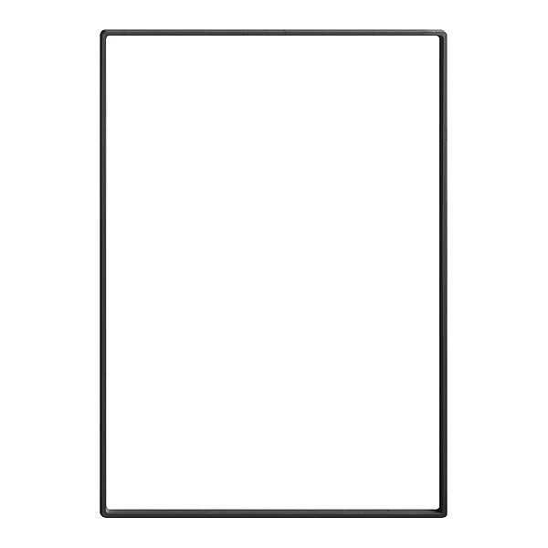 Cadre complémentaire EDIZIOdue prestige 3×2 noir