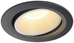 Downlight LED SLV NUMINOS MOVE XL 37.4W 3550lm 3000K 20° VAR Ø190×118mm no/bc