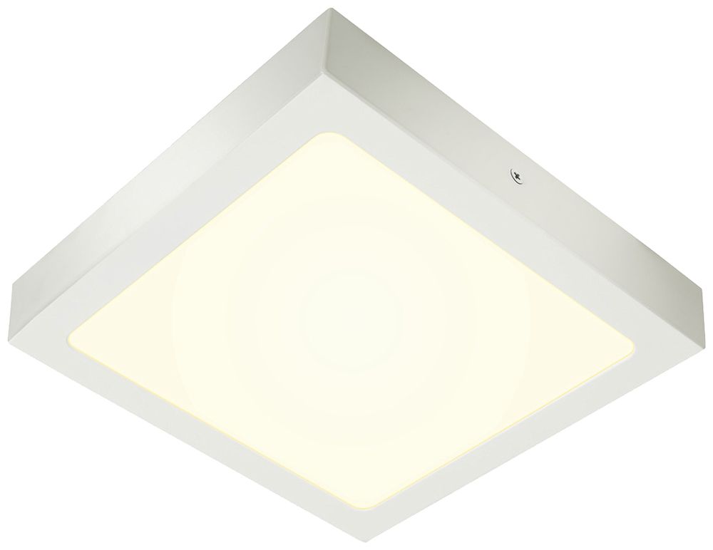 LED-Decken-/Wandleuchte SLV SENSER 24 SQUARE 15W 1240lm 4000K DIM weiss