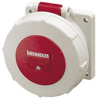 EB-Steckdose CEE rot 32A 5P 6h 400V gerade TwinContact IP67