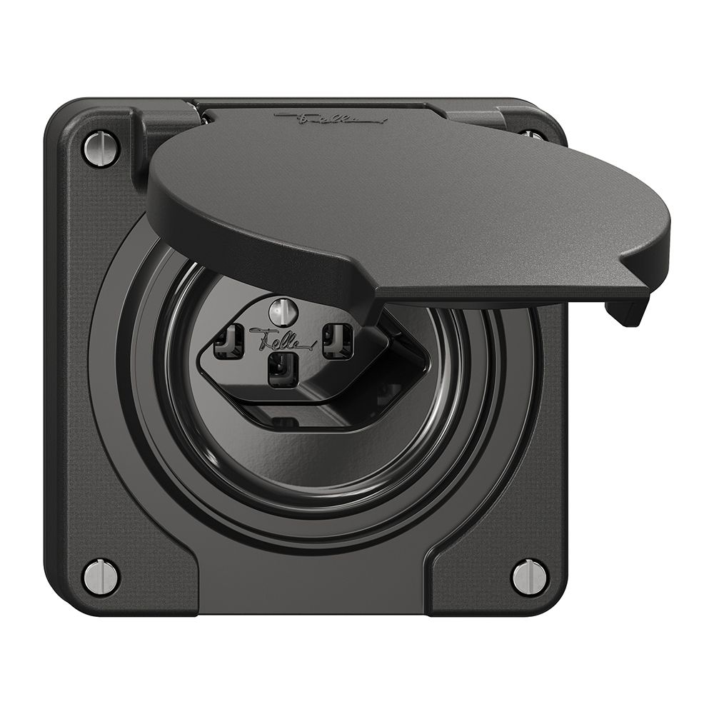 Steckdose NEVO N.CO, 1×T23, IP21, schwarz