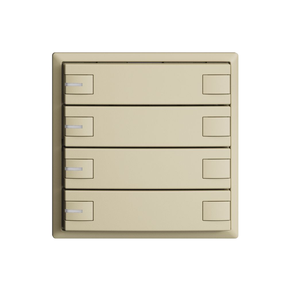 Poussoir KNX RGB EDUE, 250mW, a.LED RGB, 4×poussoir, comm.2×touches, van