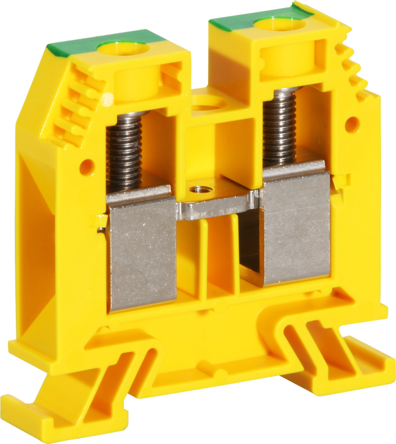 Borne de passage joignable WZ 16…35mm² 125A 1000V vis 2×1 rail DIN 35mm vt-jn