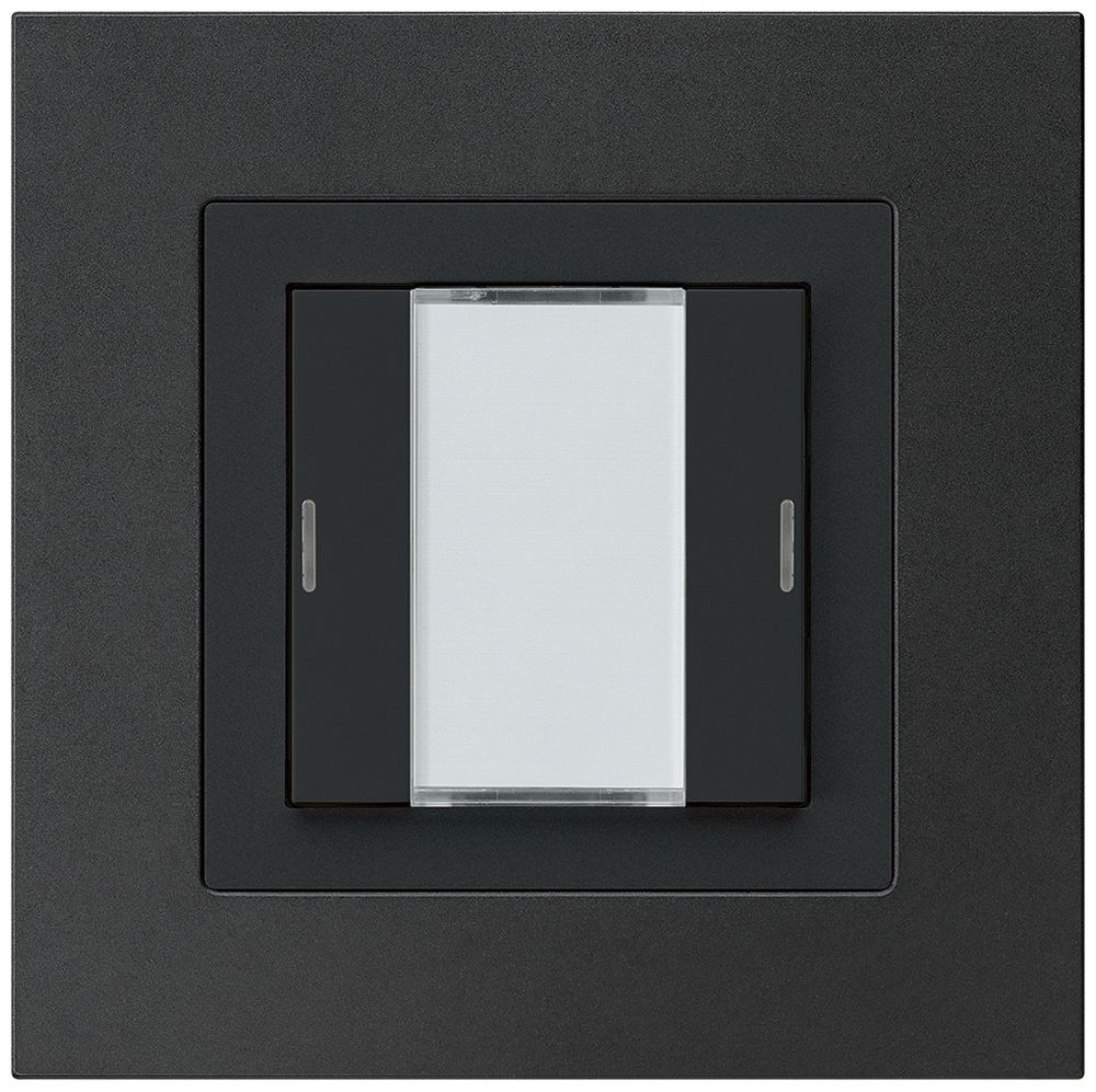 Poussoir ENC kallysto.pro KNX 2×LED RGB s/e-link noir