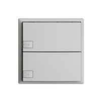 Poussoir KNX RGB EDUE, 250mW, a.LED RGB, 2×poussoir, comm.1×touche, grc