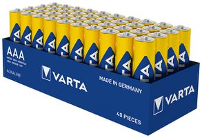 Batterie Alkali VARTA Longlife Power AAA Tray 40, 10×4 Stück
