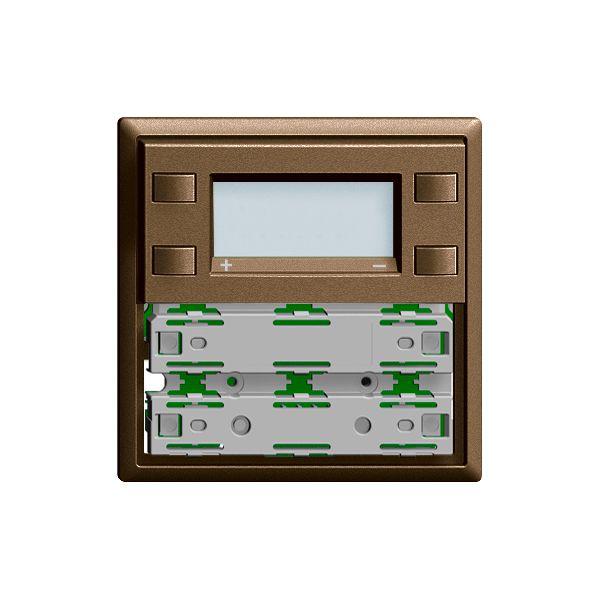 Placca frontale RTH KNX 1…4×EDIZIOdue coffee con LED RGB