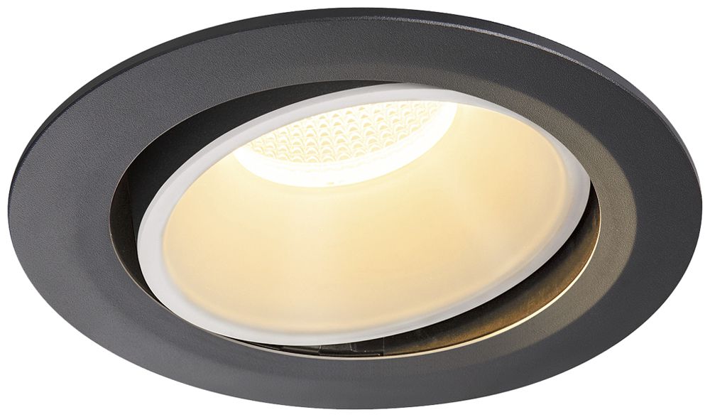 Downlight LED SLV NUMINOS MOVE XL 37.4W 3550lm 3000K 40° VAR Ø190×118mm no/bc