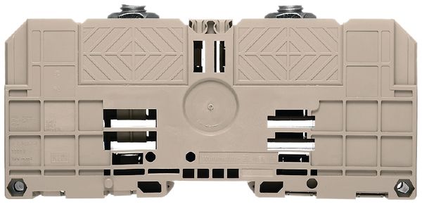 Borne à boulon Weidmüller WFF 185mm² 1000V 353A 2 connex.M12 TS35 beige