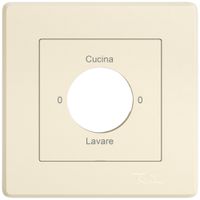 UP-Montageset EDIZIO.liv SNAPFIX® f.Drehschalter m.Schloss 0-Cuc-0-Lav.cr