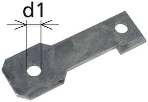 Anschlussbügel DEHN/elvatec SE AB EXFS IF3 G 14 gerade