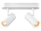 Spot LED SLV NOBLO 15W 940lm 920…930 VAR 240×105×127mm blanc 2×Spot