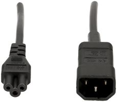 Apparatekabel MAX HAURI TD 3×0.75mm² 1.5m schwarz Typ C14/C5