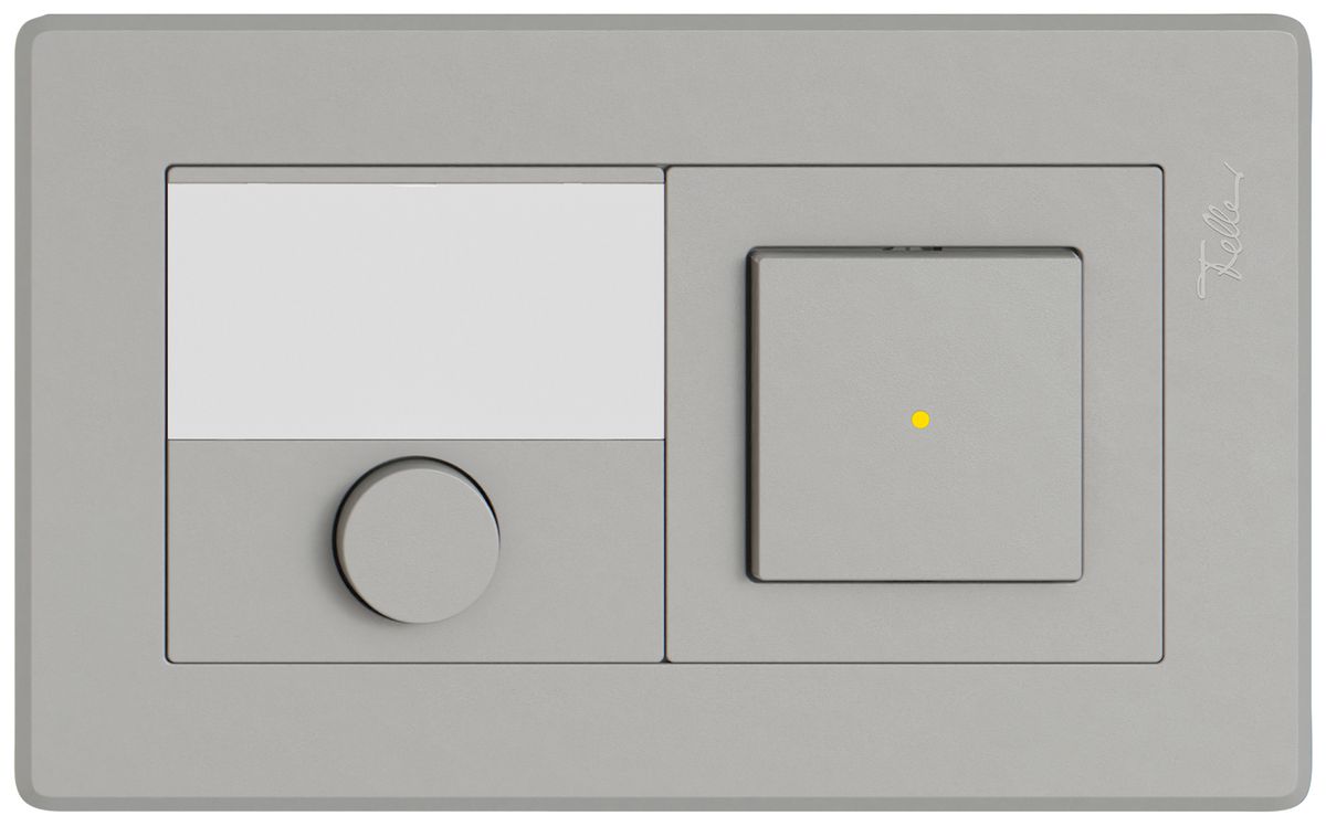 Combinazione INC EDIZIO.liv SNAPFIX® 1×2 96×156mm chiusura+invertitore lum.grc