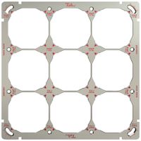 Befestigungsplatte mit SNAPFIX®-Befestigungssystem 3×3 197×197mm