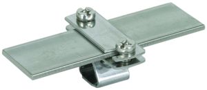 Supporto per conduttore piatto DEHN/elvatec DEHNhold 30×3.5/6…10mm, V2A