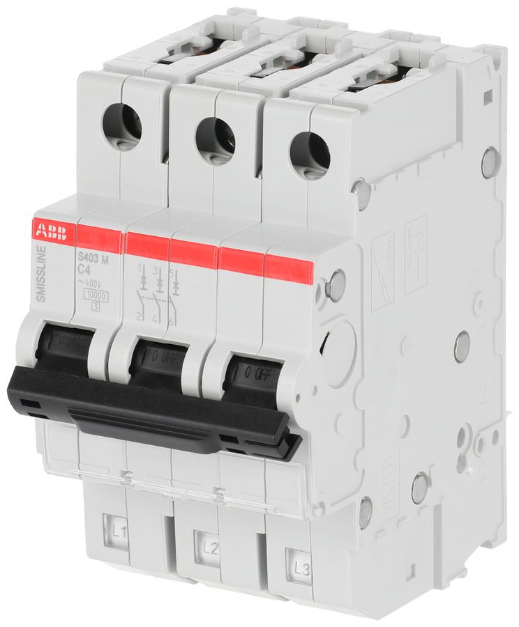 Disgiuntore SMISSLINE TP S 3×4A C 10kA