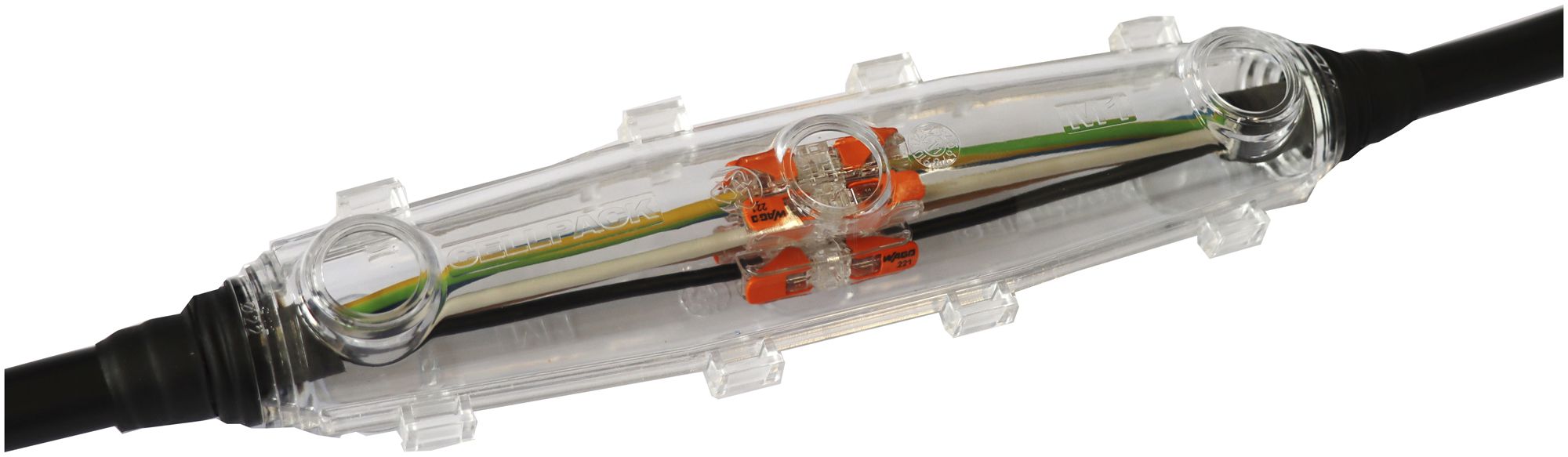 Manchon de jonction Cellpack M1 avec WAGO 221-2411 2×4mm²