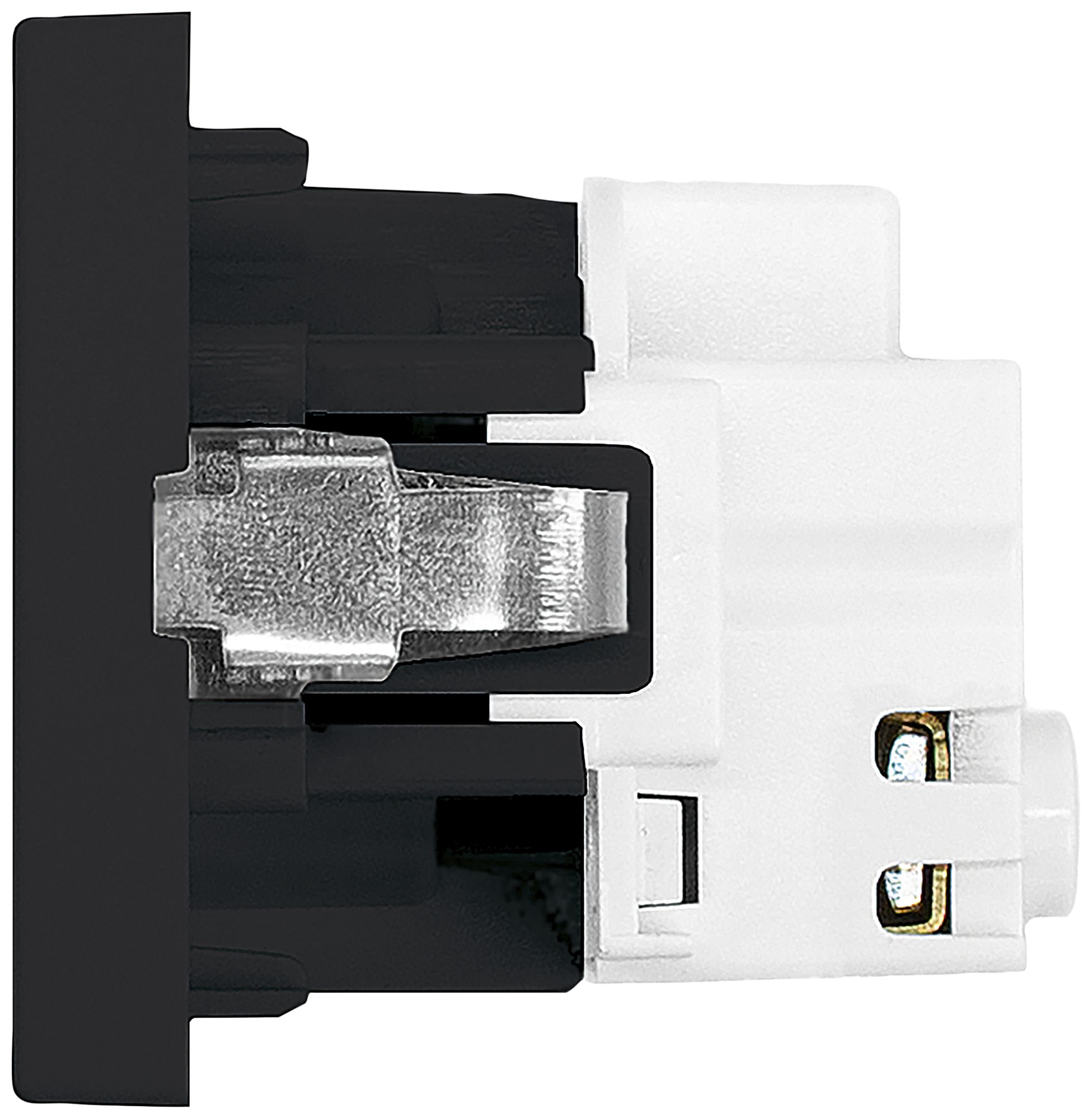 FLF-Steckdose A. Steffen 1×Typ 13 10A 250V 62.5mm×37.5mm schwarz