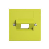 Frontplatte 1×RJ45 ITplus EDIZIOdue lemon