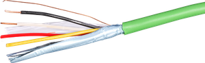Installationskabel 2x2x0.8mm BUS KNX grün halogenfrei Eca