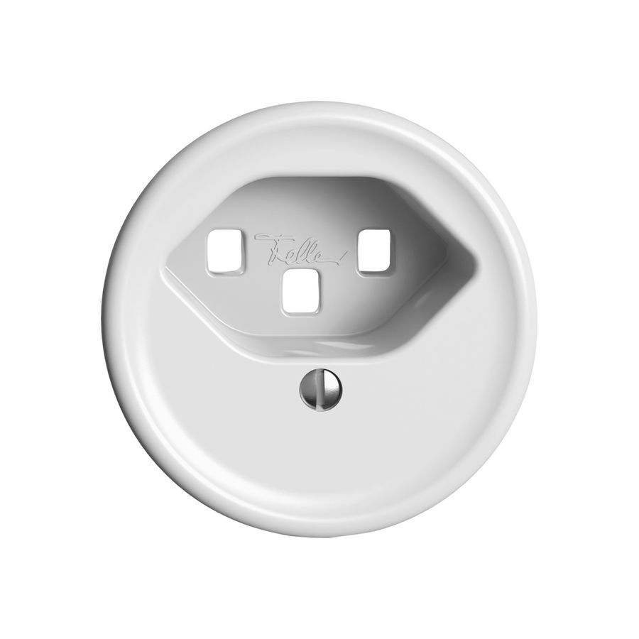 Frontscheibe Feller 1×T23 Ø53mm weiss