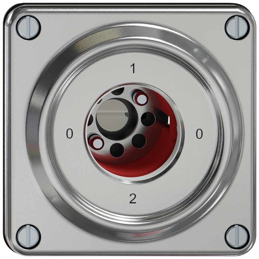 Interruttore a chiave ELEMENT SNAPFIX® 2/1L 16A 400V 0-1-0-2 all