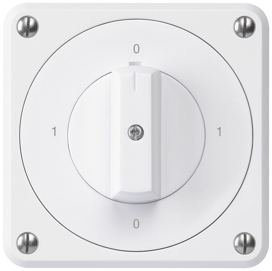 UP-Drehschalter robusto IP55 Schema 0/1P weiss