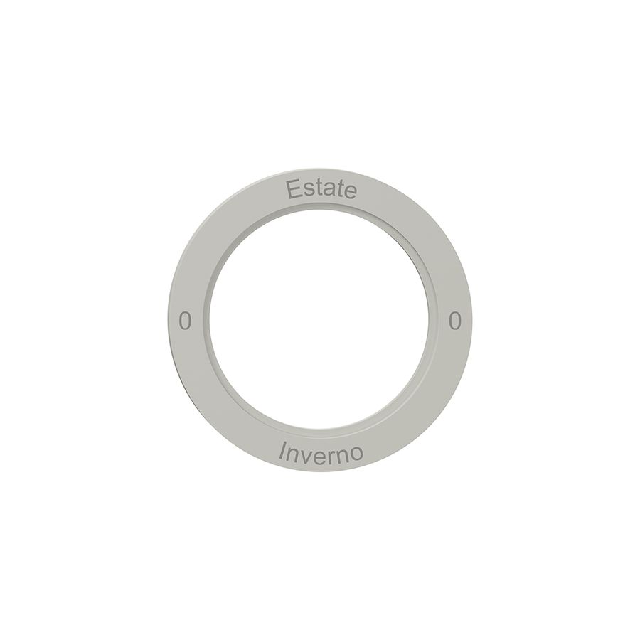 Disque indicateur NEVO, p.interrupteur rotatif, 0-Inverno-0-Estate, gris clair