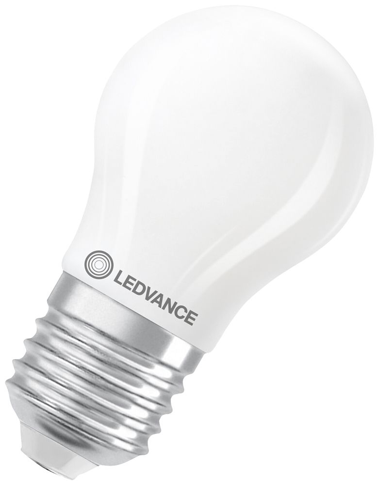 Lampe LED LEDVANCE CLASSIC P E27 3.4W 470lm 827 VAR mat Ø45×80mm