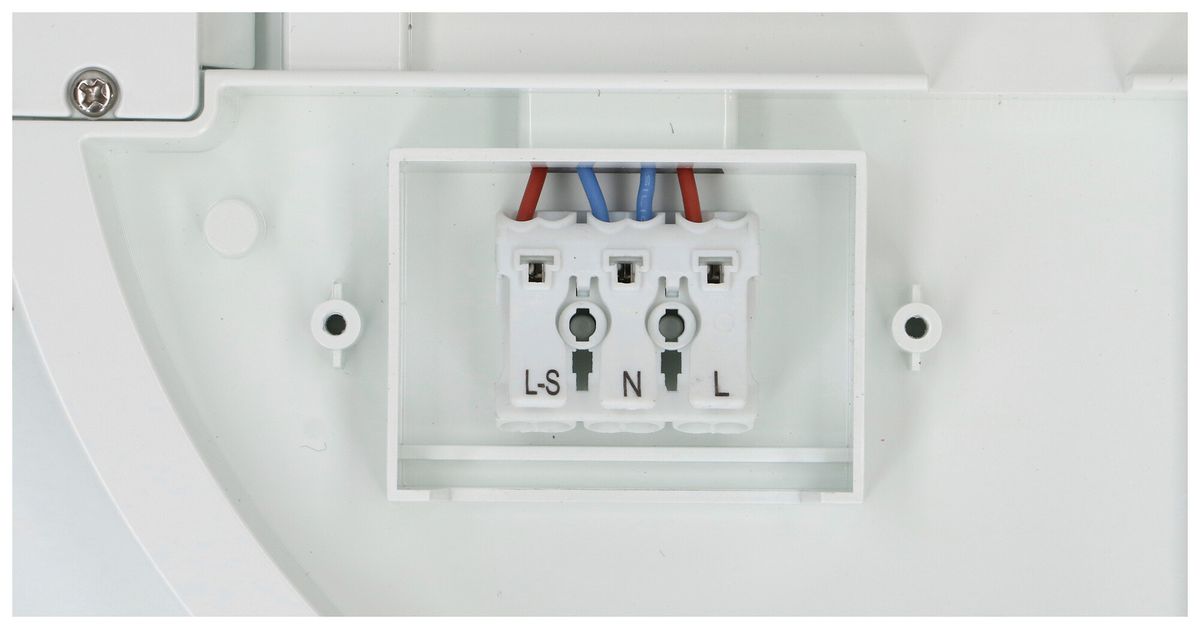 LED-Decken-/Wandleuchte MAX HAURI FLAT CCT 33 NOT PIR 25W 3000/4000K IP40 3h ws