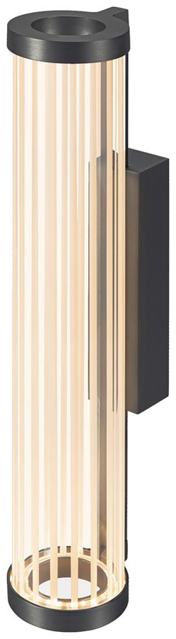 Applique LED SLV QUIMERA 8.2W 320lm 927/930 VAR Ø76×413mm noir